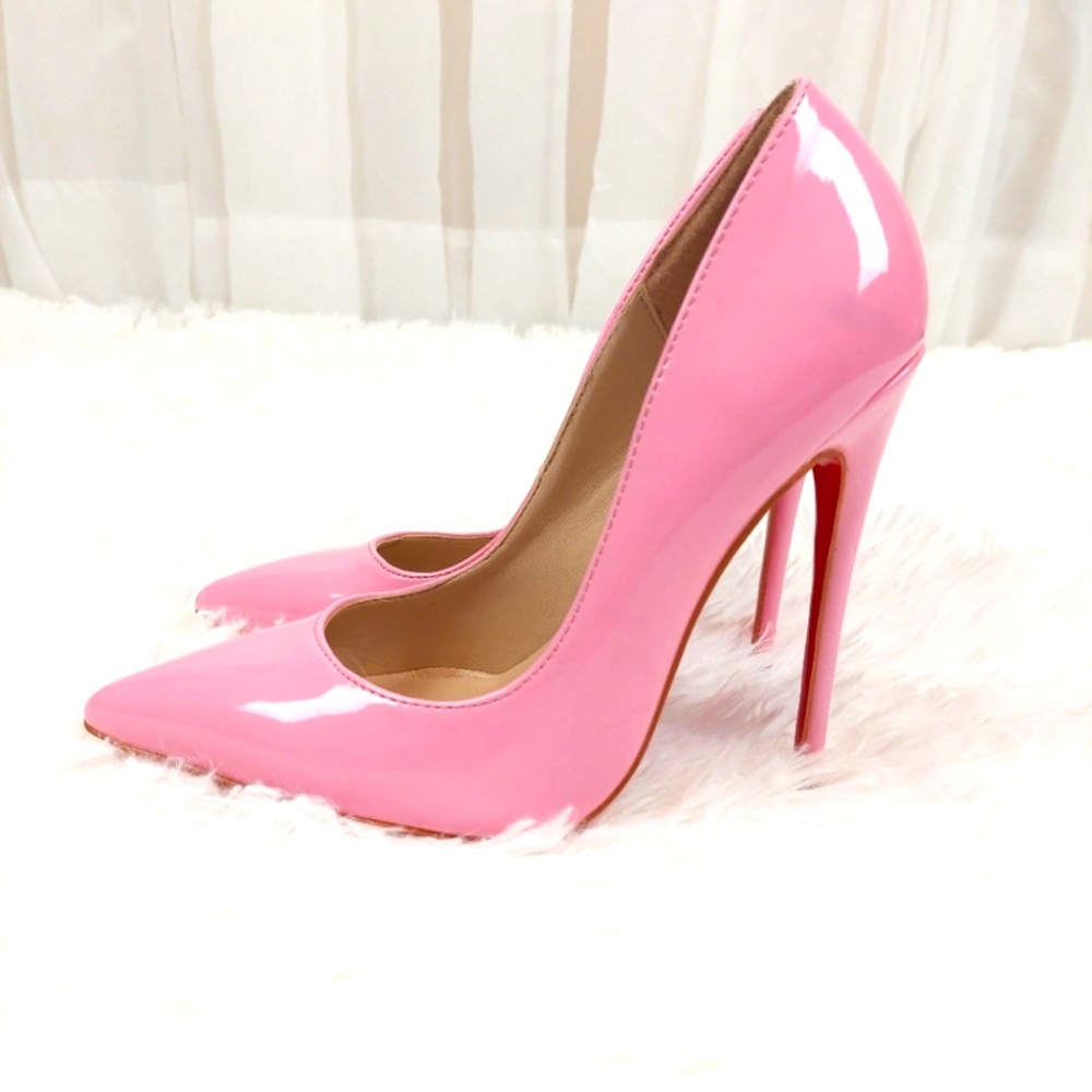 Pink Christian Louboutins size 6